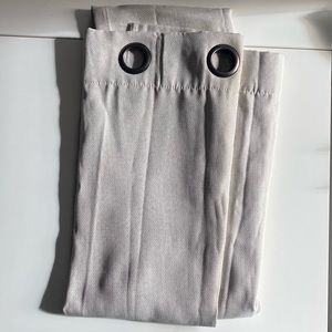 Beige Curtain Panels, set of two. 40”W x 80”L